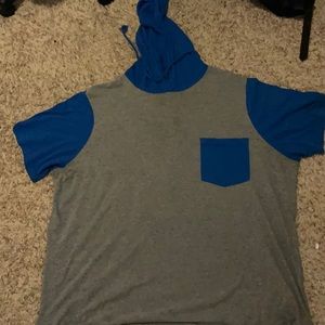 Foundry t shirt with hood 3XLT